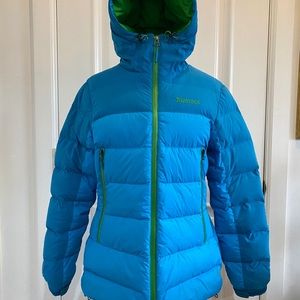 Marmot Blue and Green Ski Jacket